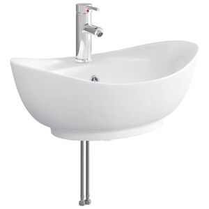vidaXL Badkamer Waskom Chroom 59 x 35 x 21 cm Metaal
