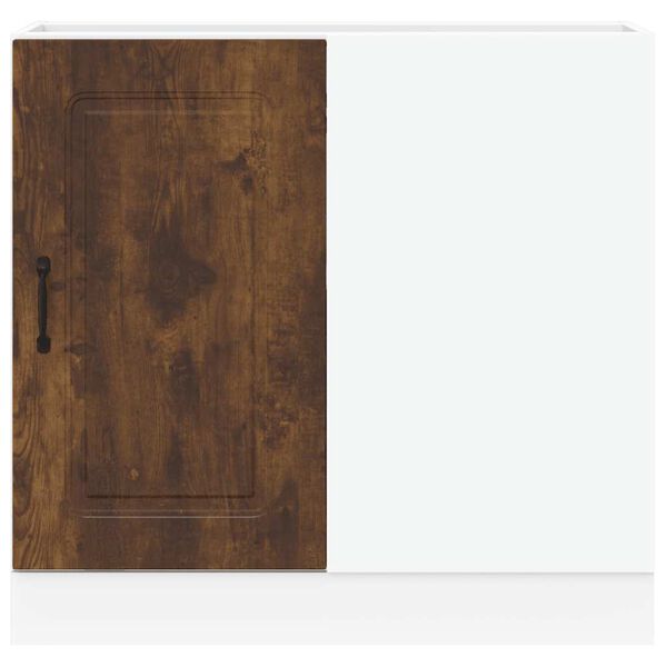 vidaXL Onderkast Kalmar bewerkt hout gerookt eikenkleurig