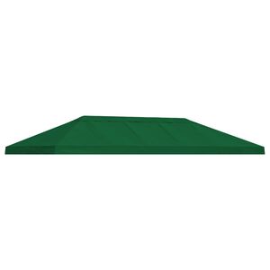 vidaXL Gazebo Luifel Dekking 6 x 3 m Groen Polyester 190