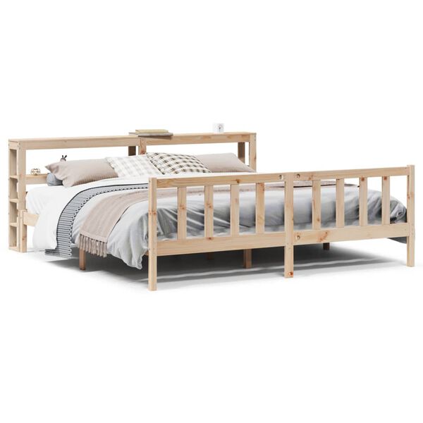 vidaXL Bedframe zonder matras massief grenenhout 180x200 cm
