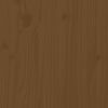 vidaXL Bedframe massief hout honingbruin 200x200 cm