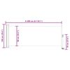 vidaXL Tuinscherm uittrekbaar 100x300 cm rood