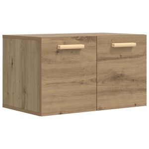 vidaXL Wandkast 60 x 36,5 x 35 cm Bewerkt hout Artisanaal eiken
