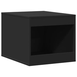 vidaXL Kattenbakkast 47x59x42 cm bewerkt hout zwart