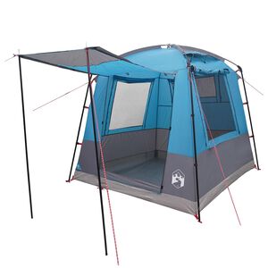 vidaXL Partytent 4-persoons Blauw 185T Polyester met PU Coating