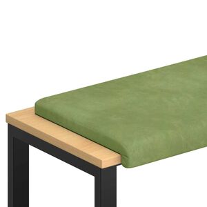 vidaXL Bankkussen fluweel Lichtgroen Diepte 35 cm