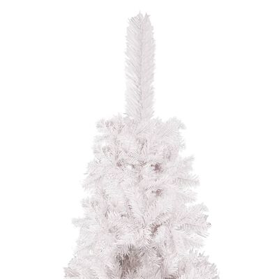 vidaXL Kerstboom met LED smal 120 cm wit