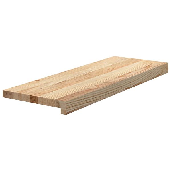 vidaXL Traptreden 12 st 70x25x2 cm onbehandeld massief eikenhout