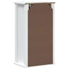 vidaXL Badkamerkast BERG 40x27x71,5 cm massief grenenhout wit
