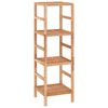 vidaXL Badkamerrek 35,5x35,5x112,5 cm massief walnotenhout