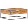 vidaXL Salontafel 75x75x35 cm massief acaciahout