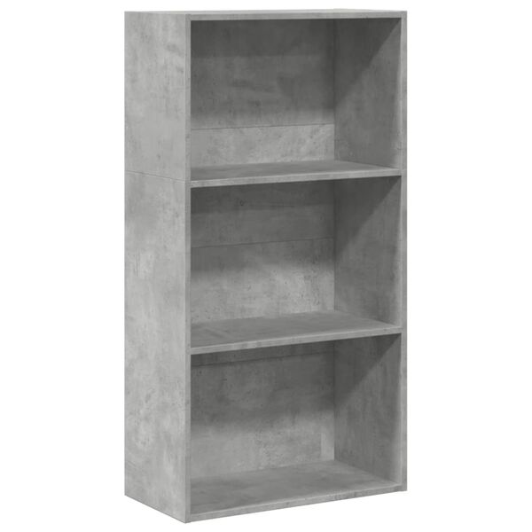 vidaXL Boekenkast 60x30x114 cm bewerkt hout betongrijs