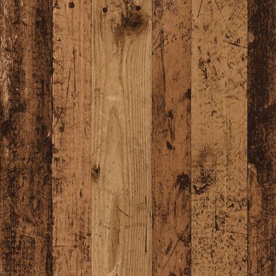 vidaXL Monitorstandaard verstelbaar 80x24x10,5 cm hout oud houtkleurig