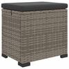 vidaXL Tuinvoetbank met Kussen 40 x 30 x 40 cm