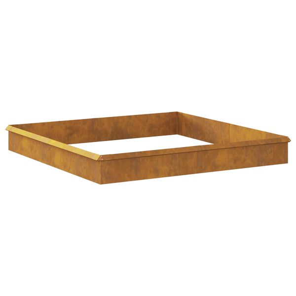 vidaXL Slakkenhekken 12 pcs Roestig Cortenstaal