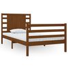 vidaXL Bedframe massief grenenhout honingbruin 100x200 cm