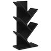 vidaXL Boomboekenplank 4-laags 30 x 18 x 60 cm Bewerkt hout