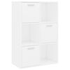 vidaXL Opbergkast 60x29,5x90 cm bewerkt hout wit