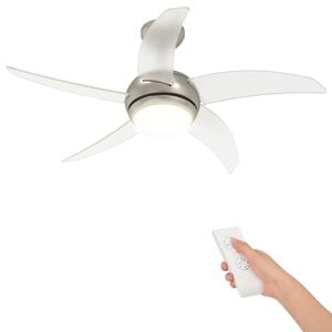 vidaXL Plafondventilator met licht en afstandsbediening &Oslash; 110 cm