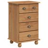 vidaXL Ladekast 5-Lade ASKIM Bruin 48,5 x 40 x 79 cm