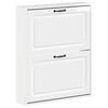 vidaXL Wandgemonteerde Schoenkast UTRECHT 71 x 17 x 86 cm Bewerkt hout
