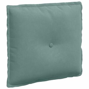 vidaXL Rugkussen Zeegroen 50 x 45 cm Katoen Stof