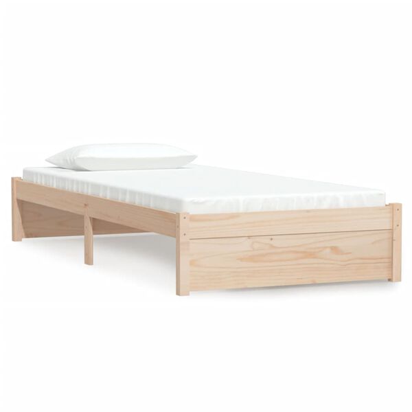 vidaXL Bedframe massief hout 90x200 cm