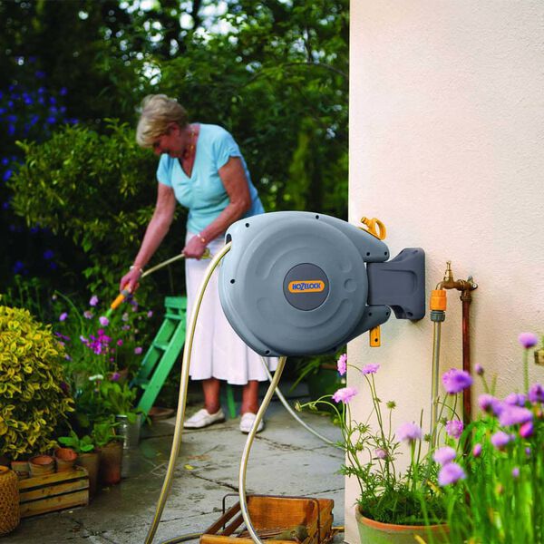 Hozelock Slanghaspel met 10 m slang Auto Reel wandmontage