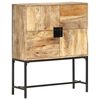 vidaXL Hoge kast 80x30x100 cm massief mangohout