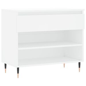 vidaXL Schoenenkast 70x36x60 cm bewerkt hout wit