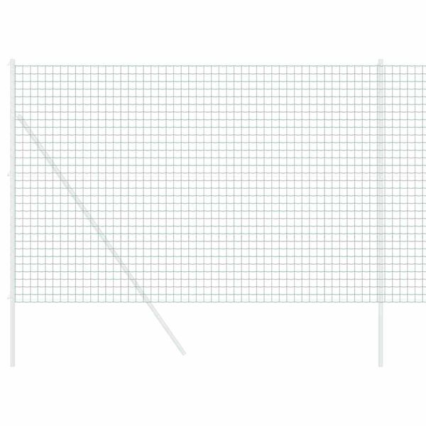 vidaXL Euro Hek Groen 1,5 x 10 m PVC-gecoat ijzer