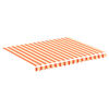 vidaXL Vervangingsdoek voor luifel 300x250 cm polyester geel en oranje