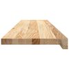 vidaXL Traptreden 2 st 100x25x2 cm onbehandeld massief eikenhout