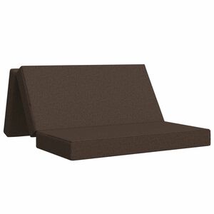 vidaXL Vouwbare Bankbed 120 x 67 x 45 cm Taupe