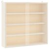 vidaXL Houten verzamelvitrine met deuren 40x8,5x37 cm