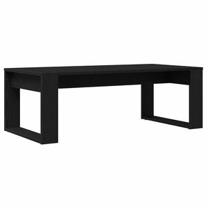 vidaXL Salontafel Zwart Eiken 102 x 50 x 35 cm Bewerkt hout