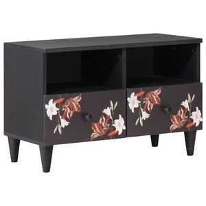 vidaXL Opslagkasten Multikleur 70 x 33,5 x 46 cm Massief Mango Hout