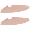 vidaXL Hoek Vloeiende Plank Hoekmontage 2 st Roze 24 x 24 x 2 cm