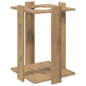 vidaXL Biljartkeu standaard Bewerkt hout 42 x 43 x 60 cm