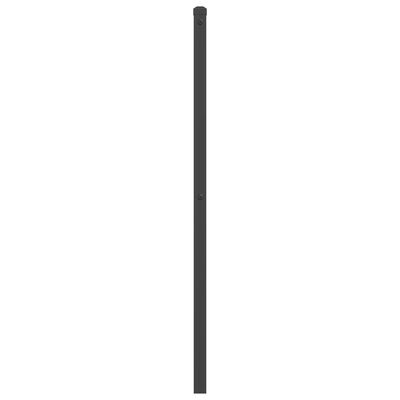 vidaXL Hoofdbord 160 cm metaal zwart