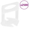 vidaXL Nivelleerklemmen voor tegels 2500 st 2 mm