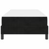vidaXL Boxspringbed met matras Zwart 90 x 190 cm Stof