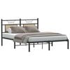 vidaXL Bedframe zonder matras hout sonoma eikenkleurig 140x190 cm
