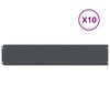 vidaXL Gazonranden 10 st 20x103 cm koudgewalst staal antraciet