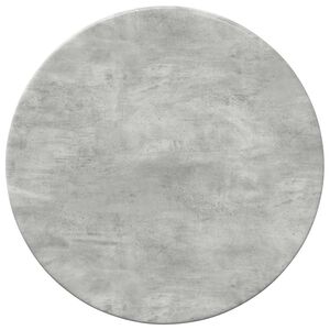 vidaXL Tafelblad &Oslash; 30 x 1,5 cm Rond Bewerkt hout Betongrijs