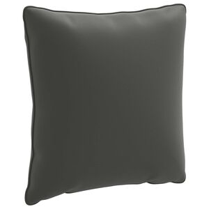 vidaXL 1-Delig Rugkussen PUTTEN 100% Polyester Antraciet