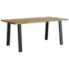 vidaXL Eettafel 150x90x75 cm massief acaciahout