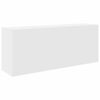 vidaXL Badkamerwandkast 100x25x40 cm bewerkt hout wit