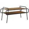 vidaXL Salontafel Artisanaal eiken 100 x 50 x 51 cm Bewerkt hout