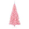 vidaXL Kerstboom met 300 LED met standaard Roze 180 cm PVC